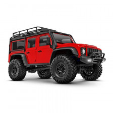 Traxxas Automodello TRX-4M Land Rover Defender scala 1/18 versione RTR colore Rosso (art. TXX97054-1-RED)