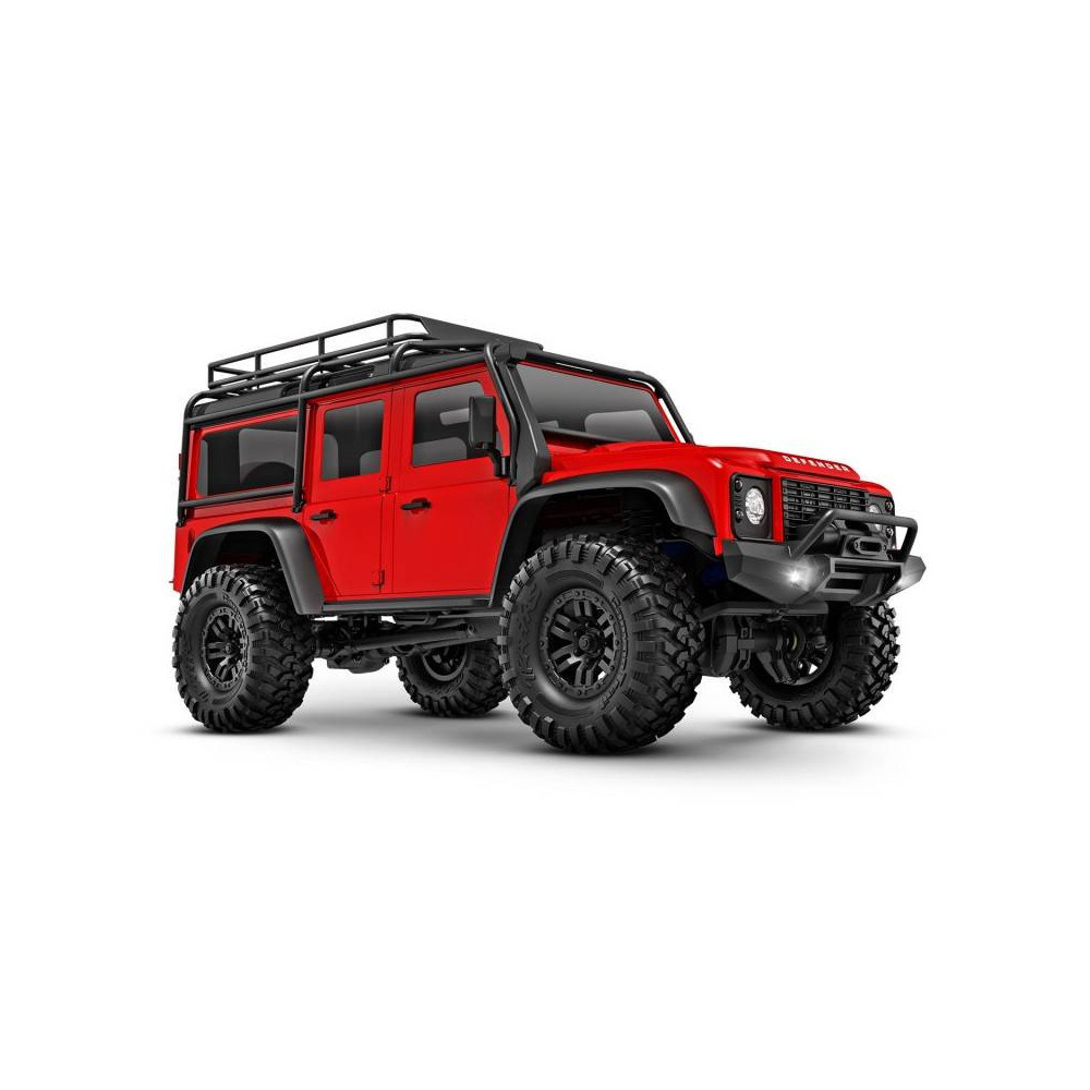 Traxxas Automodello TRX-4M Land Rover Defender scala 1/18 versione RTR colore Rosso (art. TXX97054-1-RED)