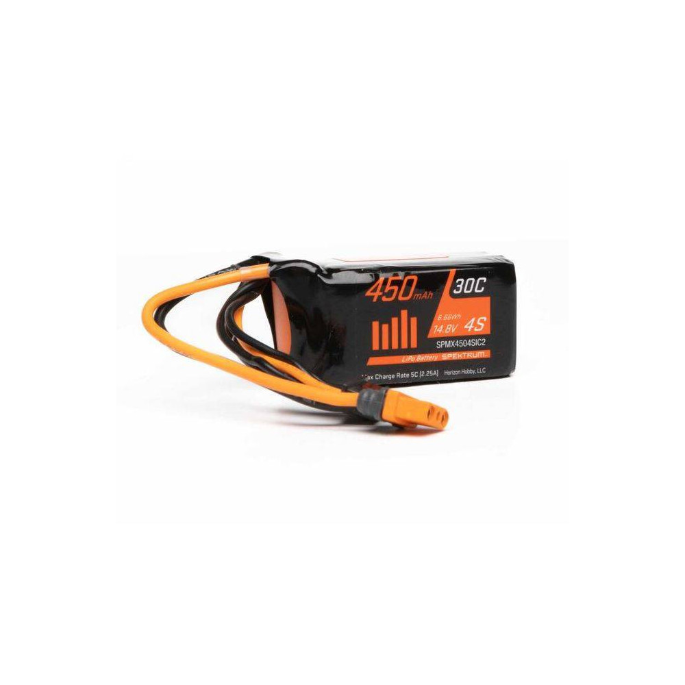 Spektrum Batteria Li-Po 4S 14,8V 450mAh 30C connettore IC2 (art. SPMX4504SIC2)
