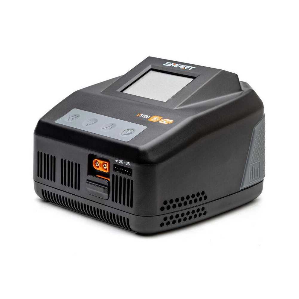 Spektrum Carica batteria Smart S1100 G2 AC 220V per Li-Po 1-6S 1x100W (art. SPMXC2080I)