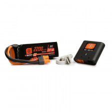 Spektrum Set Smart Powerstage Air Bundle con Batteria LiPo 2200mAh 3S G2 e Caricabatterie S120 (art. SPMXPSA200)