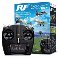 Horizon Hobby Simulatore di volo RealFlight Evolution RC con Controller InterLink DX (art. RFL2000)