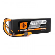 Spektrum Batteria Li-Po 2S 7,4V 4000mAh 50C Smart Hardcase con IC3 (art. SPMX40002S50H3)