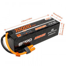 Spektrum Batteria Li-Po Smart G2 Pro Basher 4S 14,8V 10000mAh 120C connettore IC5 (art. SPMXB4S100)