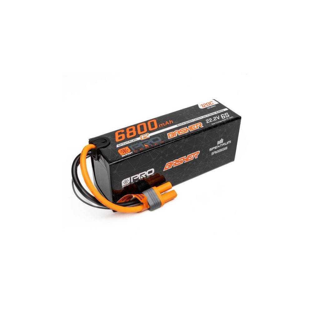 Spektrum Batteria Li-Po Smart G2 Pro Basher 6S 22,2V 6800mAh 120C connettore IC5 (art. SPMXB6S68)