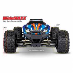 Traxxas Wide MAXX VXL 4S Monster Truck elettrico Nuova versione colore Rock 'n Roll (art. TXX89086-4-RNR)