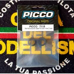 Picco Manicotto raccordo per motore BOOST .21 3TS Nero confezione da 2 Pezzi (art. 7115)