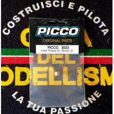 Picco Cono elastico in ottone per volano frizione 3,5cc Torque .21 / Boost .21 (art. 3023)