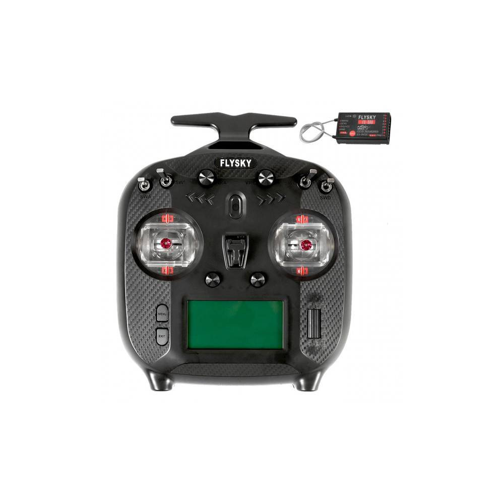 FlySky Radiocomando FS-ST8 Upgrade 8 Canali con Ricevente FS-SR8 2,4GHz (art. FS006)