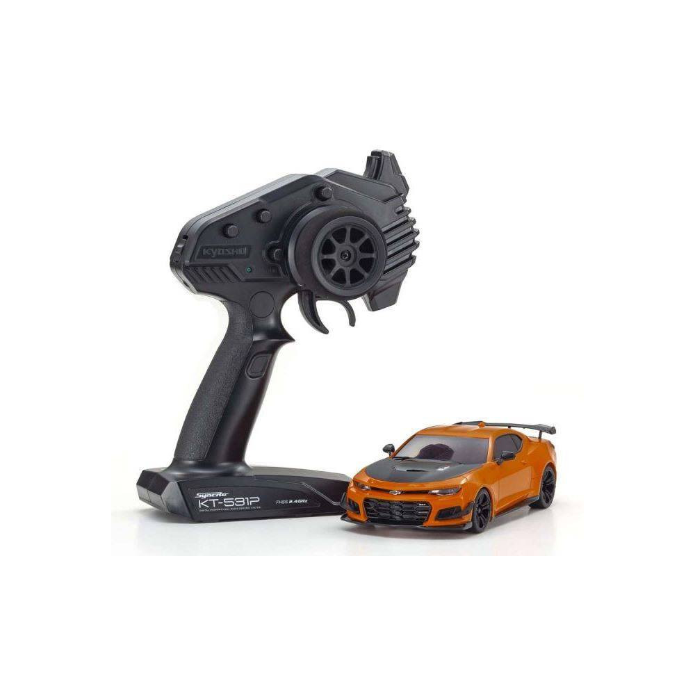 Kyosho Mini-Z Chevrolet Camaro ZL1 1LE Orange RWD Readyset con Syncro KT-531 (art. 32339O)