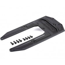 Traxxas Skid Plate protezione Telaio Nero per Sledge Truggy (art. TXX9623)