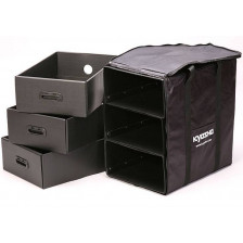 Kyosho Borsa porta automodelli 1/8 Hauler Bag in tessuto nero taglia L Dimensioni 358x558x548mm (art. 87615C)