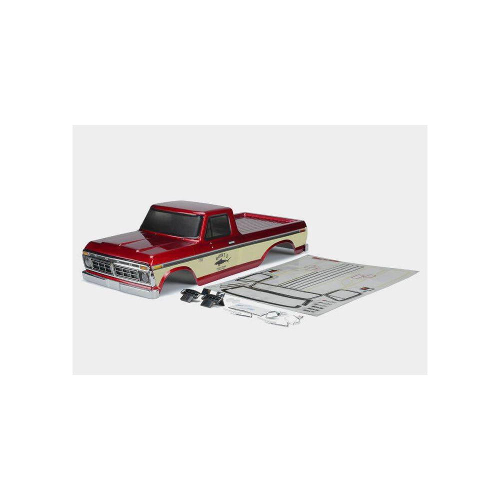 Carisma Carrozzeria Pre-Verniciata FORD F-150 1976 SCA-1E Rosso Rubino WB 313mm (art. CARI16399)