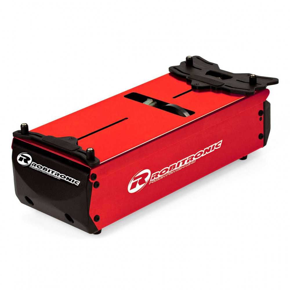 Robitronic Starterbox Rossa per Buggy e Truggy costruita in metallo con due motori (art. R06010)