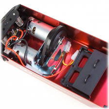 Robitronic Starterbox Rossa per Buggy e Truggy costruita in metallo con due motori (art. R06010)