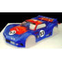 ATS Carrozzeria Corvette 1/8 GT trasparente con alettone (art. 1322)