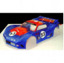 ATS Carrozzeria Corvette 1/8 GT trasparente con alettone (art. 1322)