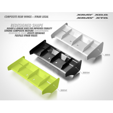 Xray Alettone posteriore in composito Nero 1/8 Buggy Off-Road omologato IFMAR (art. 353513-K)