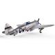 E-flite Aeromodello P-47 Razorback 1200mm BNF Basic con AS3X e SAFE Select (art. EFL08450)