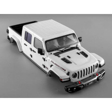 Killerbody Carrozzeria Jeep Gladiator Rubicon bianca con accessori scala 1/10 (art. KB48765)
