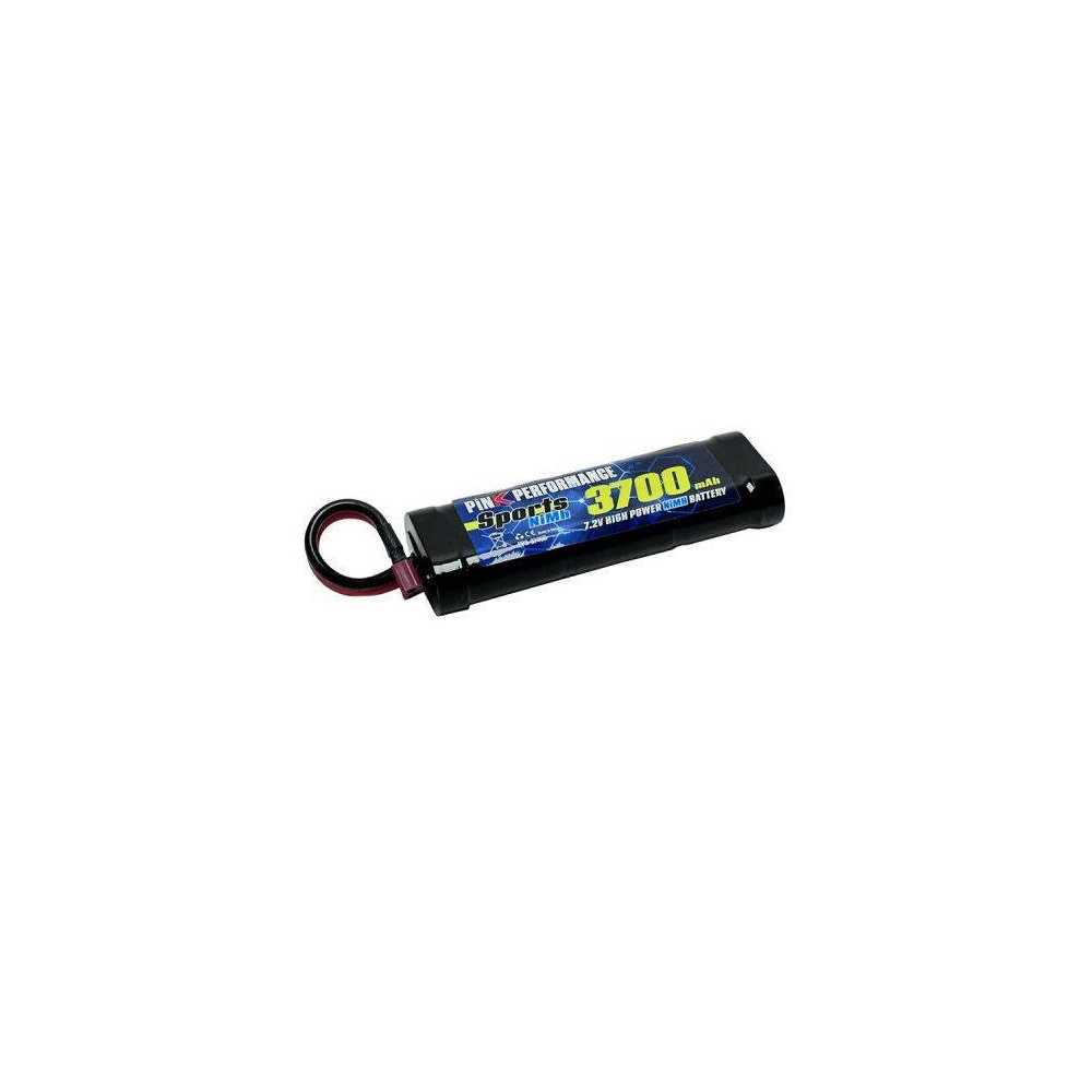 Pink Performance Batteria 7,2V 3700MAh NiMh Sports connettore Deans 137x48x25mm 380gr (art. PP2-3700D)