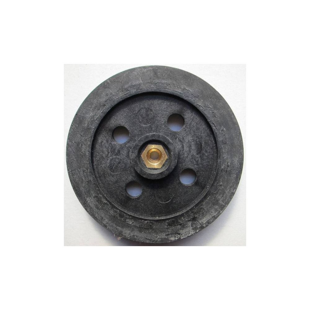 Mantua Model Puleggia gommata per cassetta di avviamento con albero filettato M6 (art. 20803)