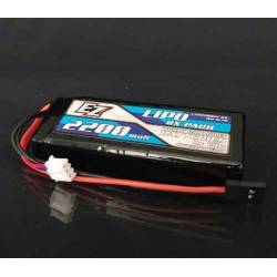 EZpower Batteria Li-po per TX / RX 2S 7,4V 2200mAh connettore JR (art. EZP2200/2-RX)