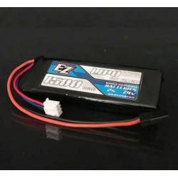 EZpower Batteria Li-po per TX / RX 2S 7,4V 1500mAh connettore JR (art. EZP1500/2-RX)
