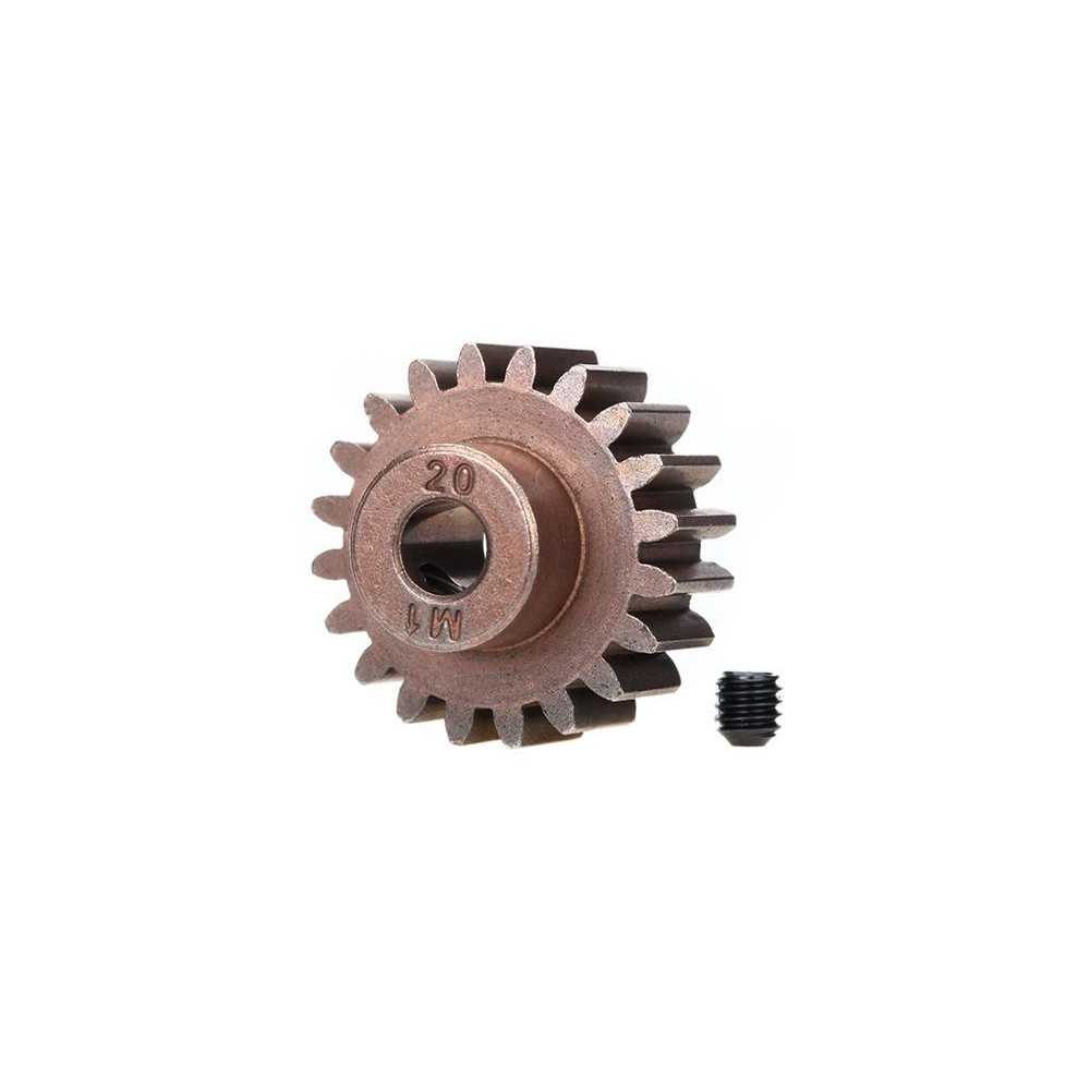 Traxxas Pignone in acciaio 20T Modulo 1 Foro 5mm (art. TXX6494X)