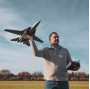 E-flite F-14 Tomcat Twin 40mm EDF BNF Basic con AS3X e SAFE Select (art. EFL01450)