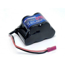 Pink Performance Batteria Ricevente Hump Ni-Mh 6V 1700mAh doppio Connettore JR e JST peso 120gr (art. PP6-1700H)