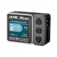 SkyRC Caricabatterie Smart B6neo per LiPo da 1 a 6S Carica 10A Potenza 200W (art. SK100198-02)