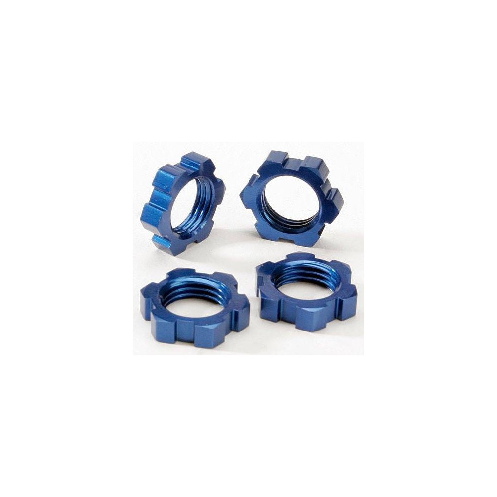 Traxxas Dadi ruota scanalati da 17mm in Ergal anodizzati Blu (art. TXX5353)