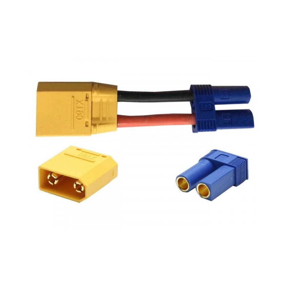 Extron Adattatore connettore XT90 Maschio / EC5 Femmina (art. X6457)