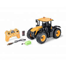 Carson Trattore Agricolo Radiocomandato JCB scala 1/16 Versione 100% pronto all'uso (art. 500907653)