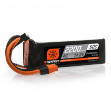 Spektrum Batteria Li-Po 4S 14,8V 2200mAh 50C Smart connettore IC3 (art. SPMX22004S50)