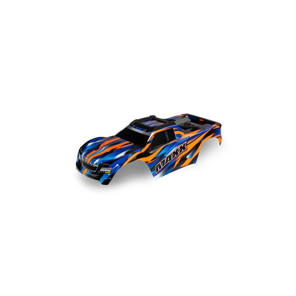 Traxxas Carrozzeria verniciata Arancio ProGraphix Maxx VXL 4S per telaio 352mm (art. TXX8918T)