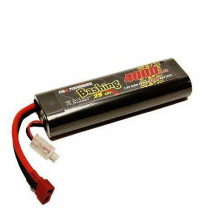 Pink Performance Batteria Li-Po Bashing Round 7,4V 2S 4000mAh 50C Connettore Deans peso 240gr (art. PP3-2S4000-D)