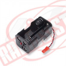 Futaba Contenitore per quattro Batterie a Stilo formato AA con Spina BEC Rossa (art. FU328B)