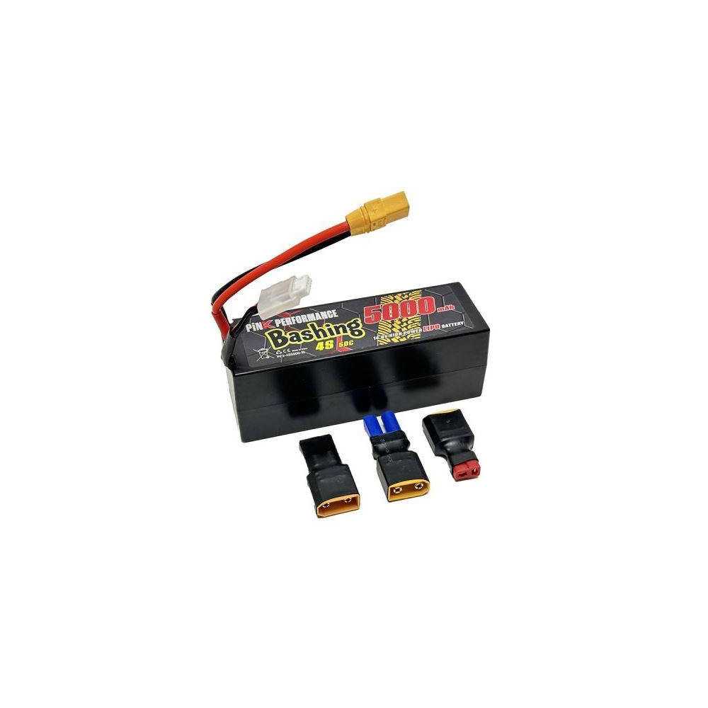 Pink Performance Batteria Li-Po Bashing 14,8V 4S 5000mAh 50C Connettore XT90 peso 590gr (art. PP3-4S5000-M)