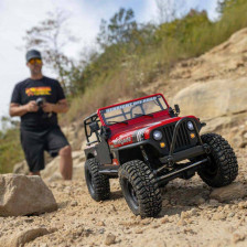 Axial Automodello SCX10 III Jeep CJ-7 scala 1/10 Rosso versione RTR senza batterie (art. AXI03008T1)