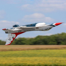 E-flite F-16 Thunderbirds 70mm EDF BNF Basic con AS3X e SAFE Select (art. EFL178500)