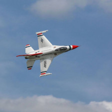 E-flite F-16 Thunderbirds 70mm EDF BNF Basic con AS3X e SAFE Select (art. EFL178500)