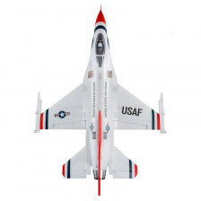 E-flite F-16 Thunderbirds 70mm EDF BNF Basic con AS3X e SAFE Select (art. EFL178500)