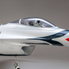 E-flite F-16 Thunderbirds 70mm EDF BNF Basic con AS3X e SAFE Select (art. EFL178500)