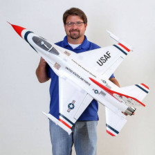 E-flite F-16 Thunderbirds 70mm EDF BNF Basic con AS3X e SAFE Select (art. EFL178500)