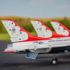 E-flite F-16 Thunderbirds 70mm EDF BNF Basic con AS3X e SAFE Select (art. EFL178500)