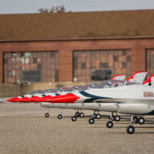 E-flite F-16 Thunderbirds 70mm EDF BNF Basic con AS3X e SAFE Select (art. EFL178500)