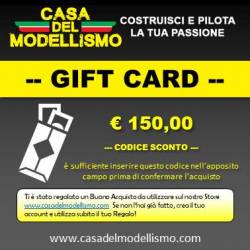 GIFT CARD Casa del Modellismo Euro 150,00