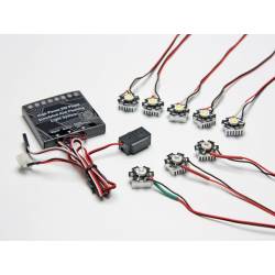 Pichler Kit di Illuminazione a LED ad alta potenza per Aeromodelli ed Elicotteri R/C (art. C6858)